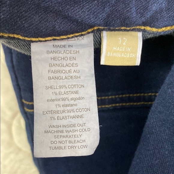 Micheal Kors Cropped High Rise Jeans Blue Womens Sz 12 - Picture 10 of 10